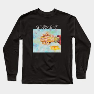 Hands of Karma 8pm Big Bang Long Sleeve T-Shirt